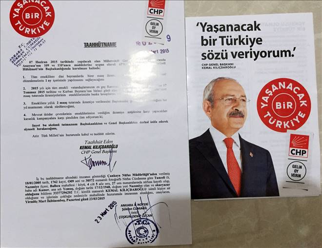 Kılıçdaroğlu`ndan Evlere Noter Onaylı Seçim Vaadi 