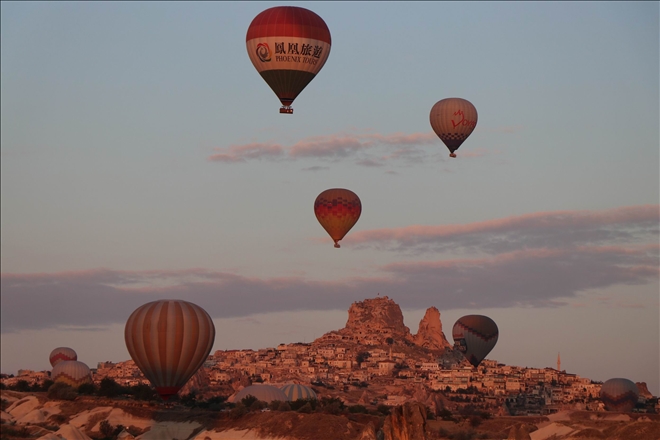 Kapadokya Bölgesini Kasım ayında 203 bin 905 turist ziyaret etti