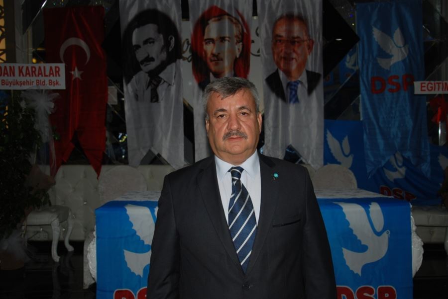 DSP Adana İl Başkanlığına yeniden Selam Gördebil seçildi