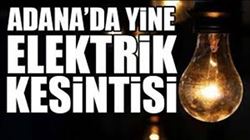 Adana´da Elektrik Kesintisi