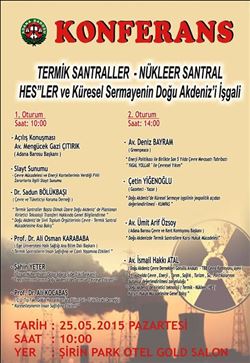 Adana Barosundan Çevre Konferansı