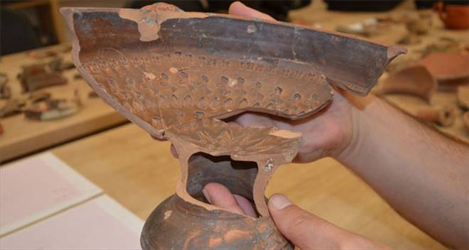 Gökçeseki´de dünyada eşi benzeri olmayan seramikler çıkıyor