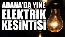 Adana´da Elektrik Kesintisi