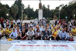 CHP ve ÇYDD´den Eğitim Sen´li eğitim emekçilerine destek