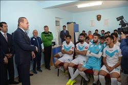 SÖZLÜ, ŞAMPİYON TAKIMI ZİYARET ETTİ 