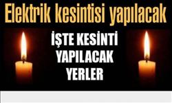 Adana, Mersin, Hatay ve Kiliste Planlı Elektrik Kesintisi Uygulanacaktır.