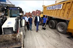 Başkan Karalar çalışmaları yerinde denetledi