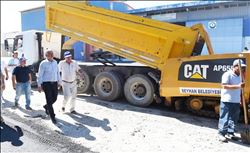 Başkan Karalar, Ova Mahallesinde çalışmaları denetledi