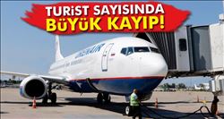       ANTALYA´YA HAVAYOLU İLE GELEN YOLCU SAYISINDA % 47´LİK KAYIP   