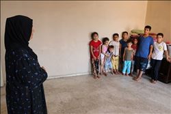 Savaştan kaçan Şeyme, 16 çocukla tek odalı evde kalıyor 