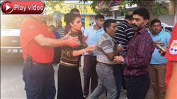 8 kişinin yaralandığı kaza sonrası kavga çıktı 