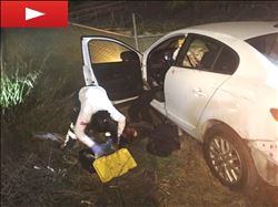 Adana´da otomobil şarampole devrildi: 1 ölü 1 yaralı   