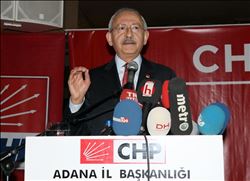 KILIÇDAROĞLU, CHP ADANA İL KONGRESİNE KATILDI
