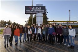 GELECEĞİN KİMYA MÜHENDİSLERİ AOSB´Yİ GEZDİ