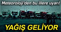 Meteoroloji´den bu illere uyarı! Sağanak yağış geliyor |9 Aralık Cumartesi yurtta hava durumu