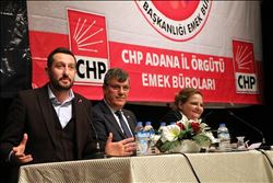CHP Adana İl Emek Bürosu´nun düzenlediği “Anayasa Değişikliği ve Referandum” konulu panel yapıldı