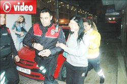  Genç kadına sevgili dayağı