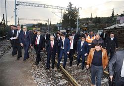 Bakan Elvan, kaza yerinde inceleme yaptı