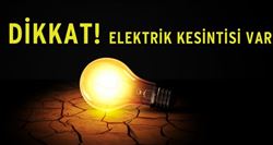 Adana´nın 3 ilçesinde elektrik kesintisi