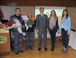 ÇÜ´NDE"AFETE HAZIR AİLE" EĞİTİMİ   