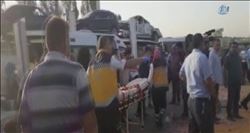  Yolcu otobüsü ile Tır çarpıştı 3 ölü ve çok sayıda yaralı var.