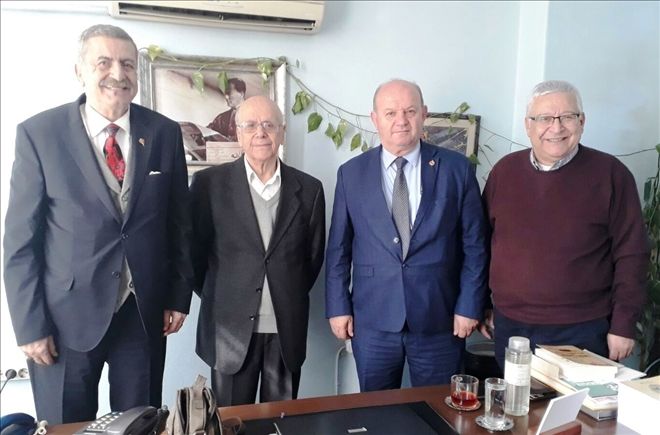 ANKARA GAZETECİLER CEMİYETİ BAŞKANI NAZMİ BİLGİN GAZETEMİZİ ZİYARET ETTİ   