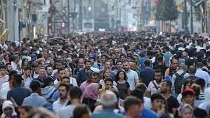 Türkiye nüfus büyüklüğünde 235 ülke arasında 19.sırada