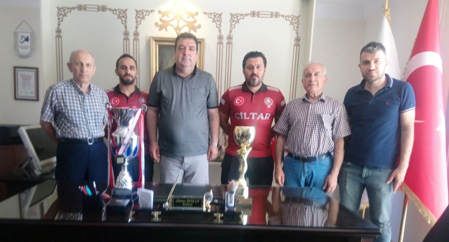 İki kupalı şampiyon ÇİLTAR MTİ’den ASKF’ye ziyaret